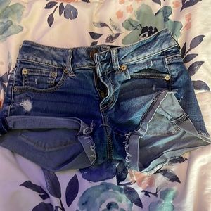 women jean shorts
